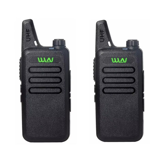 2Pcs WLN KD-C1 MINI Handheld Transceiver KD C1 Two Way Radio Ham Communicator Radio Station Mi-Ni Walkie Talkie