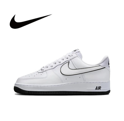 Nike Air Force 1 Men Woman Skateboard Shoes Fashion Black White Comfortable af1 Casual Sneakers Outdoor Flat Sports Trainers