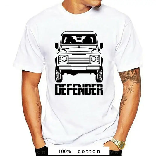 Hot Sale Men T Shirt Fashion Defender 90 110 Off Road Land Mens T Shirt Summer T-shirt