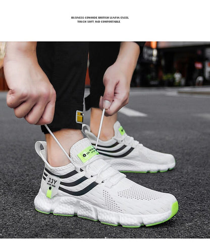 Men Shoes Breathable Classic Running Sneakers for Man Outdoor Light Comfortable Mesh Shoes Slip on Walking ShoesTenis Women