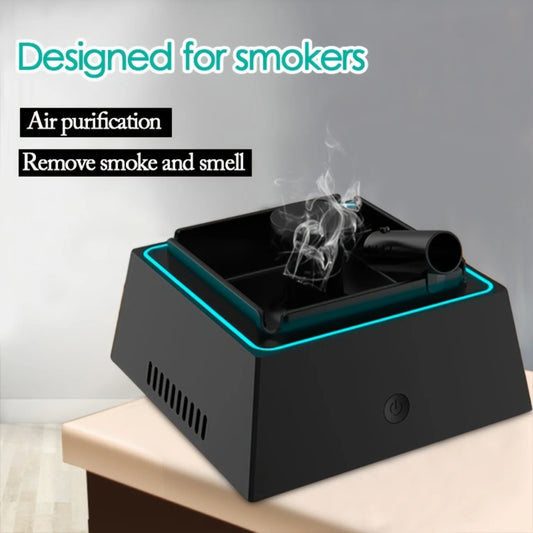 USB Portable Ashtray Air Purifier: Instantly Eliminates Second-hand Smoke and Tobacco Smell - Perfect Gift for Men Cinzeiro