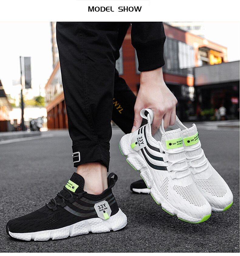 Men Shoes Breathable Classic Running Sneakers for Man Outdoor Light Comfortable Mesh Shoes Slip on Walking ShoesTenis Women