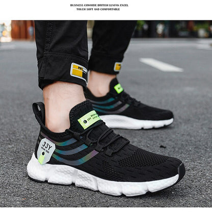 Men Shoes Breathable Classic Running Sneakers for Man Outdoor Light Comfortable Mesh Shoes Slip on Walking ShoesTenis Women