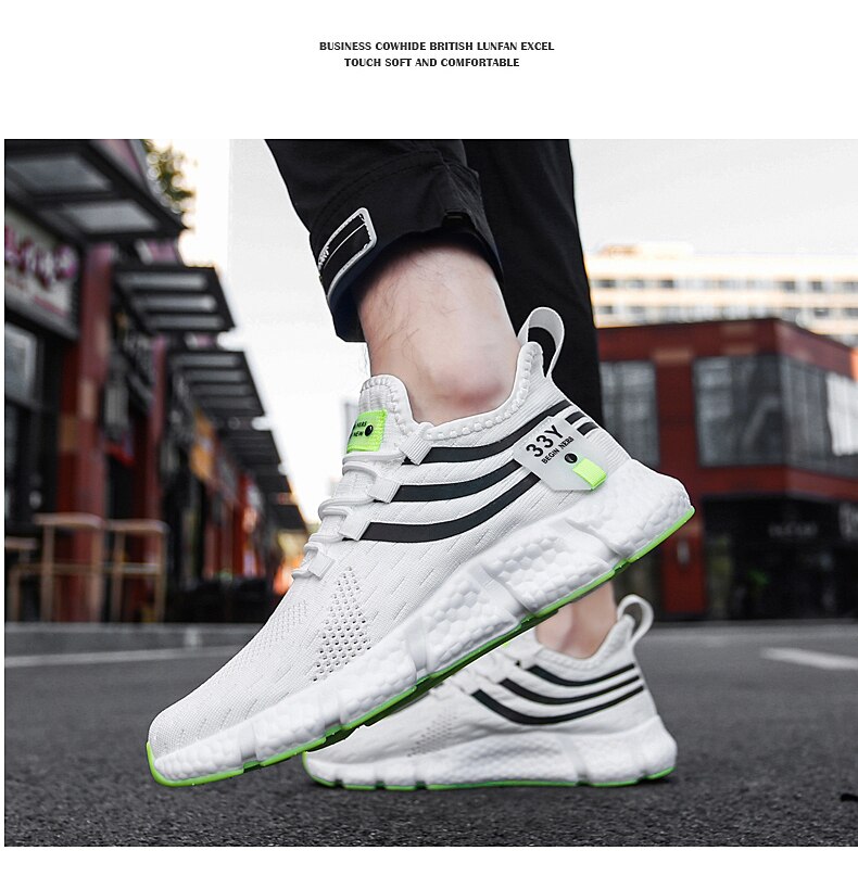 Men Shoes Breathable Classic Running Sneakers for Man Outdoor Light Comfortable Mesh Shoes Slip on Walking ShoesTenis Women